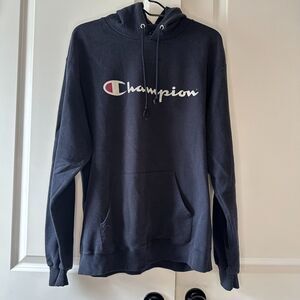 Navy Champion Hoodie